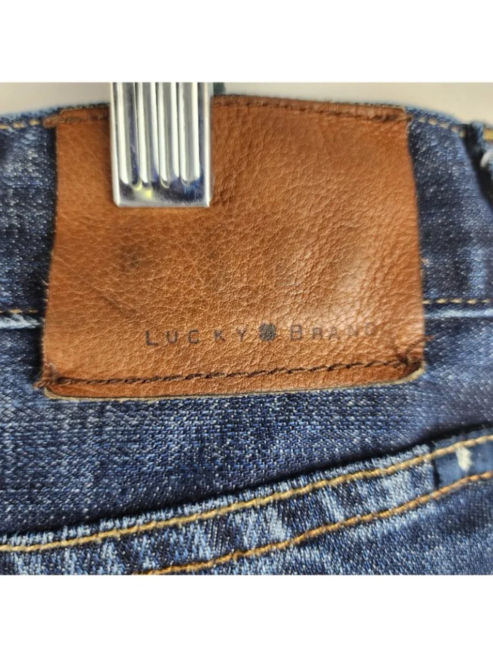 Lucky Brand Jeans Mens 36x30 Blue 329 Classic Straight Leg Dark Wash